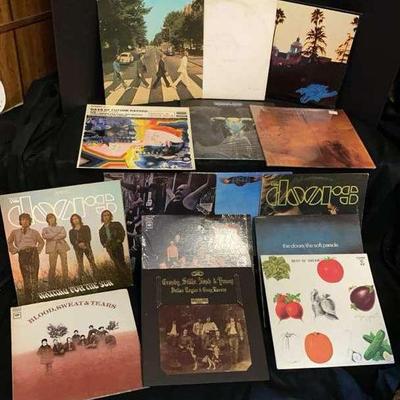 Vinyl Records Featuring The Eagles "Hotel California" & The Beatles "Abbey Road"