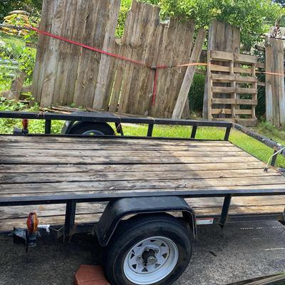 Carry-On Utility Trailer with Ramp Gate