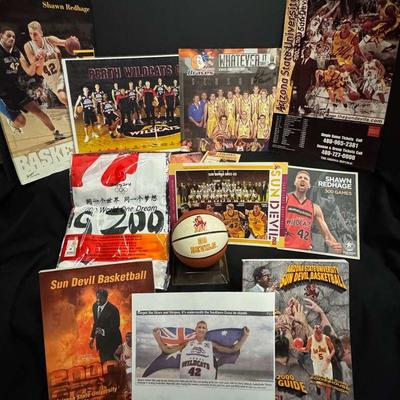 Shawn Redhage Signed Basketball & Career Memorabilia Collection
