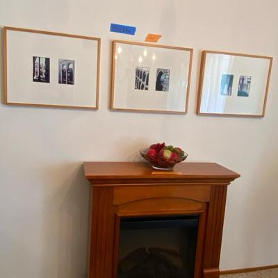 Faux Fireplace, Wall Art, & Decor
