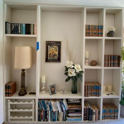 Collection Of House Decor & Vintage Encyclopedias 