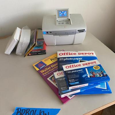 Epson Photo Printer & Premium Photo Paper Lot