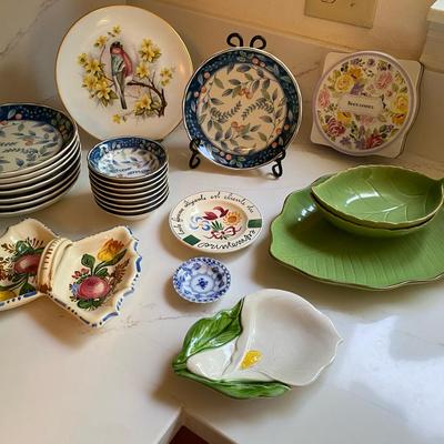 Italian & European Decorative Ceramic Plate Collection
