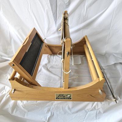  Vintage Lily Mills Co., Shelby, N.C. Wooden Loom