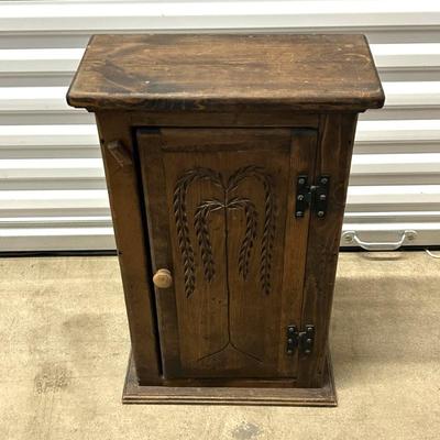 Charming Old Habersham Plantation Tobacco Co. Storage Wall Cabinet