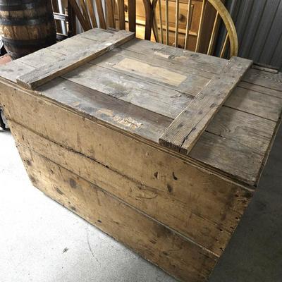  Large Vintage Solid Wood Storage Crate - Rustic but solid