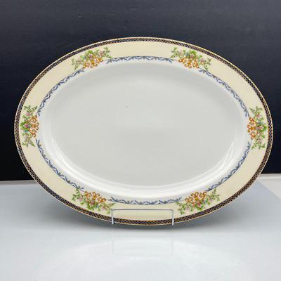 Lot #162 - Large Noritake Biarritz Oval Serving Platter 16”