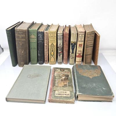 Lot of 15 Antique Books - Tennyson and More!