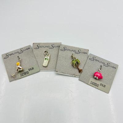  Sterling Silver Charms Lot