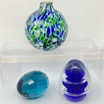  Colorful Art Glass Paperweights 