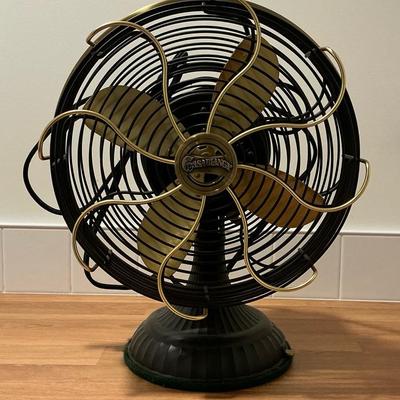 Casablanca Vintage Style Oscillating Table Fan