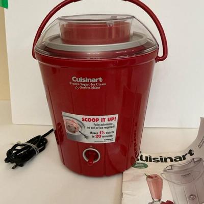 Cuisinart Frozen Yogurt Ice Cream & Sorbet Maker 