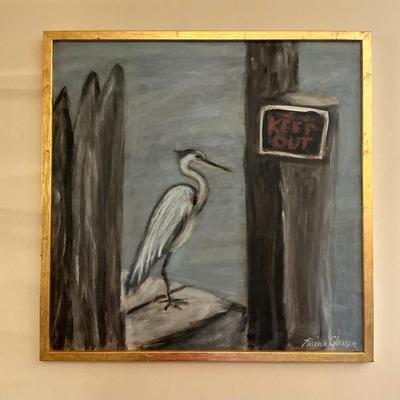Elaine Gleason Herron Painting 25x25 