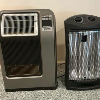 Lasko Cyclonic Digital Ceramic Space Heater & Living Zone Quartz Tower Heater