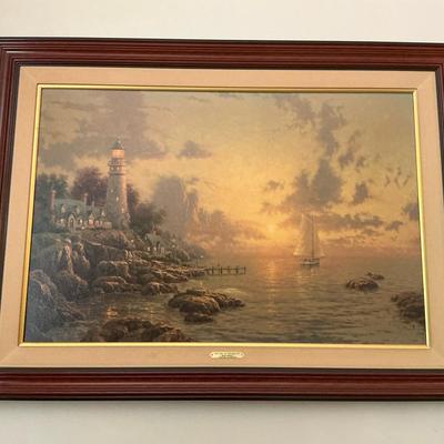 Thomas Kinkade Sea Of Tranquility Print 45x33