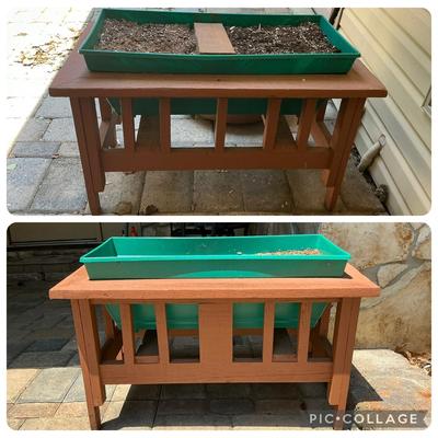 Wood Planters - Set of 2