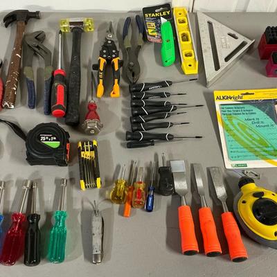 Household Tools - Chisels, Letter Stamps, Screwdrivers & More