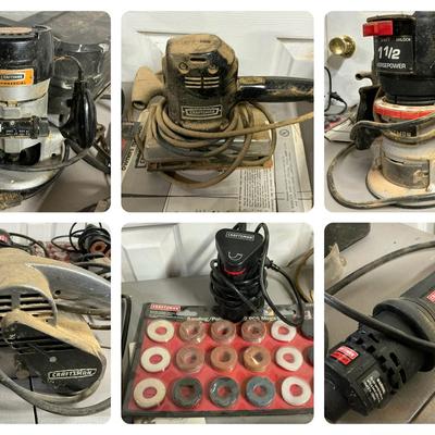 Craftsman Power Tools - Routers, Sanders, Cut-Off Tool 
