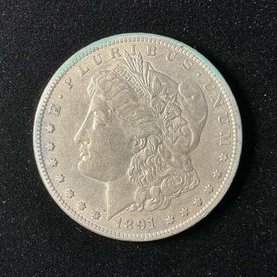 1891-CC Morgan Silver Dollar (MMC140)