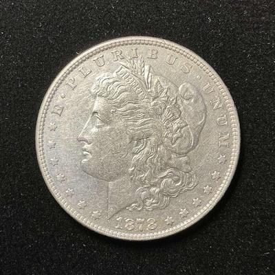 1878-P Morgan Silver Dollar (7 over 8 Tail Feathers) (MMC112)