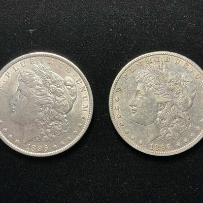 1896-P, 1896-O Morgan Silver Dollars (MMC152)