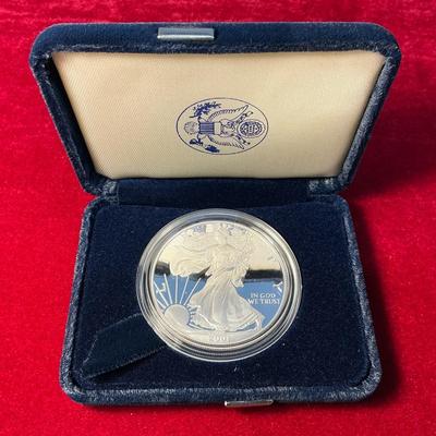 2001 American Eagle Proof Silver Dollar (MMC105)