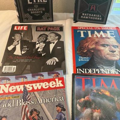 Time Magazines 9/11 , Bicentennial  , 2 Hard Back Books And More 
