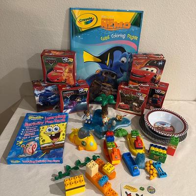 Kids Toy & Activity Bundle – Disney, LEGO Duplo, SpongeBob, Coloring & More