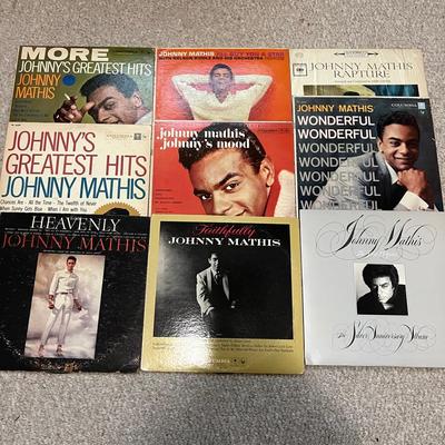 Johnny Mathis VINYL Lot Of 9 Items
