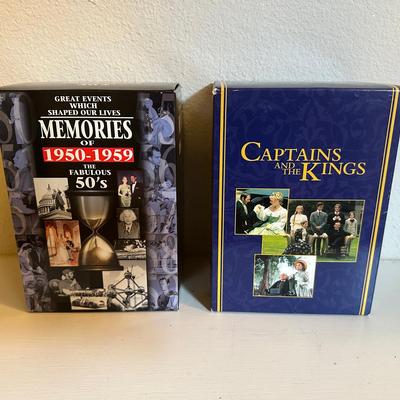 2 VHS Box Sets – Memories of the 1950s & Captains and the Kings