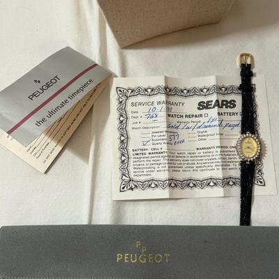 Peugeot Ladies  Watch With COA 