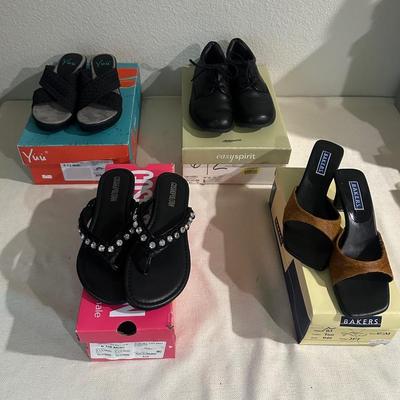 4 Pairs Women’s Shoes – Size 6.5, New in Box
