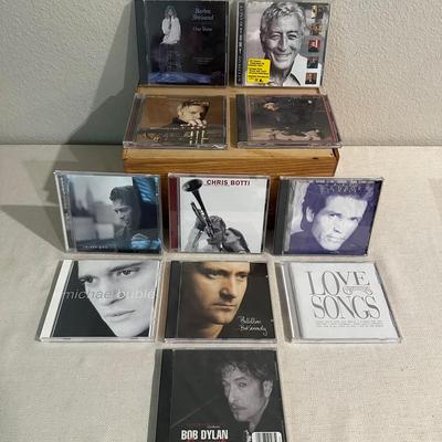 11 CD Lot – Vocal Jazz, Love Songs & Legends: Dylan, Bublé, Streisand & More