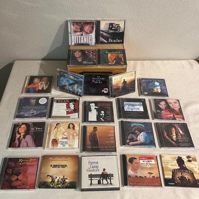 Movie Soundtrack CD Lot – 25 Titles Including Titanic, Forrest Gump & More