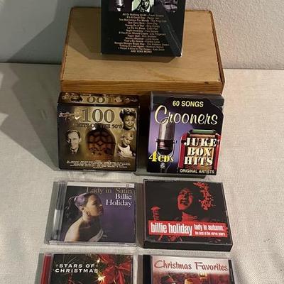 Vintage Jazz & Holiday CD Lot – Billie Holiday, Crooners, 50s Hits & More