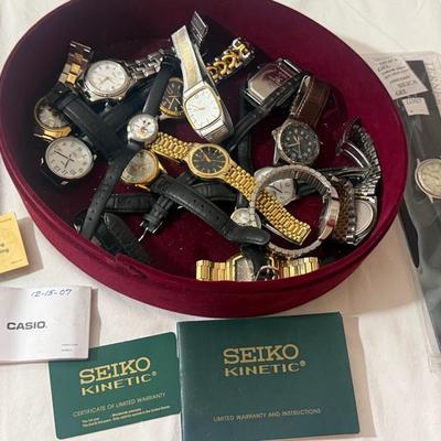 Large Mixed Watch Lot – Seiko, Casio, Timex & More