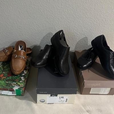 3 Pairs Women’s Shoes – Size 6–6.5, New in Box