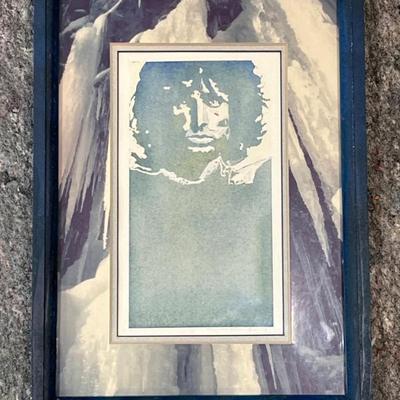 Original Watercolor of James Douglas Morrison by Mary Henrickson