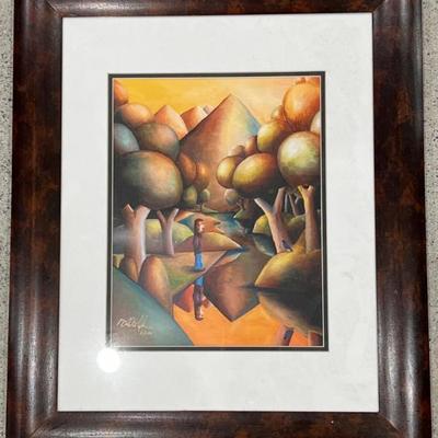 Richard Jahn "Reflections" Double Signed & Numbered Lithograph