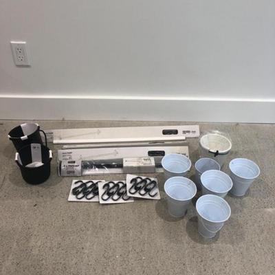 IKEA Rail System Set for Hanging Plants, Kitchen & Craft Storage NEW	