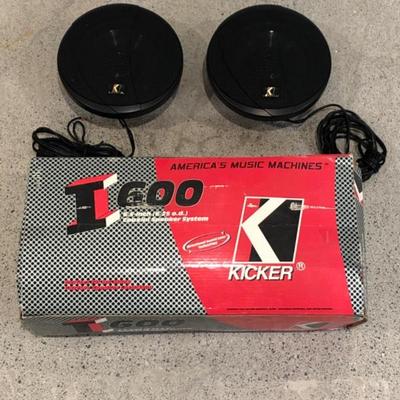Pair of Kicker I600 Coaxial Car Truck Speakers