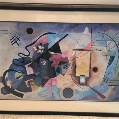 Artist Wassily Kandinsky “Gelb, Rot, Blau” Framed Print