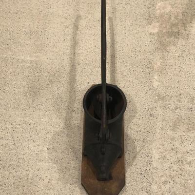 Vintage Cast Iron Sausage Stuffer w/ Handle