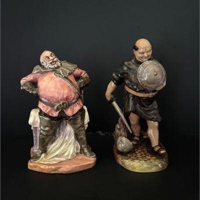 Royal Doulton 1949 Falstaff & 1953 Friar Tuck Figurines .jpg