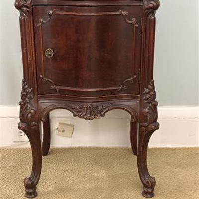 Chippendale Flame Mahogany Nightstand.jpg