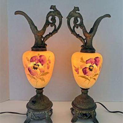 Vintage Victorian Lighted Ewers .jpg