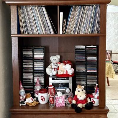 Lots of CDs and older albums