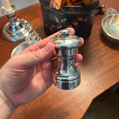 Sale Photo Thumbnail #135: Tiffany Sterling pepper grinder. 