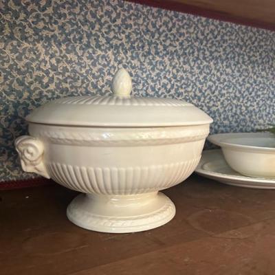 Sale Photo Thumbnail #388: Tureen with Rams head handles! 