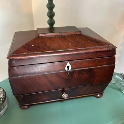 Sale Photo Thumbnail #50: Antique Tea Caddy